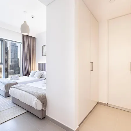 Burj Khalifa View, High Floor, Dubai Mall Access, Gym, Infinity-Pool, Playground, Bbq, Family Friendly Exterior photo